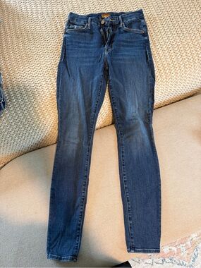 Mother High Wasted the Looker Dark Blue Skinny Jeans size 26